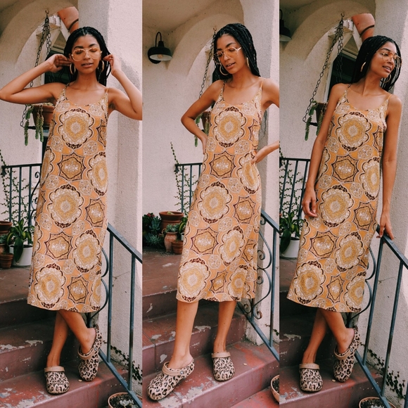 New Novella Royale The Avery Dress midi aqua lilies floral M - Picture 10 of 16